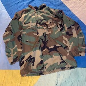 Official Army jacket chemical protective lining Small